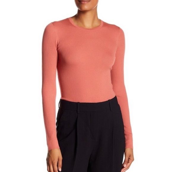 Theory Sweaters - THEORY Mirzi Refine Ribbed Knit Sweater L NWT